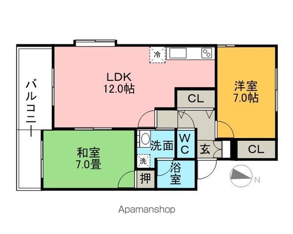 サンライズ平塚の間取り