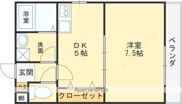 ステラウッド清州の間取り写真
