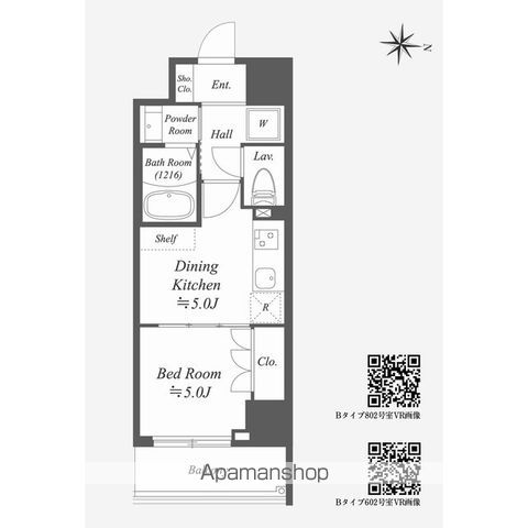 ALPHA PRIME東陽町の間取り写真