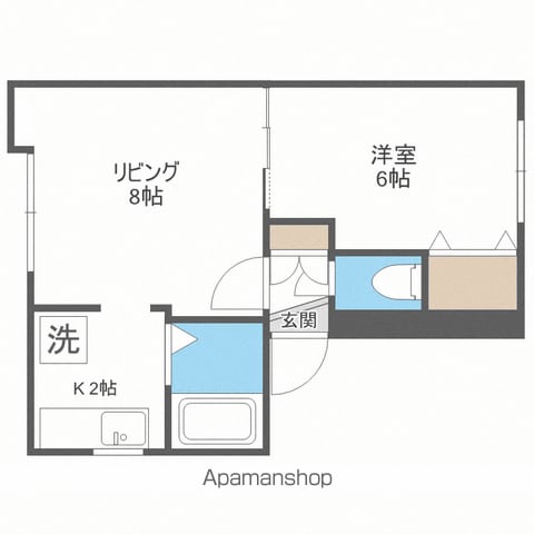 平岸シティー3.1の間取り写真