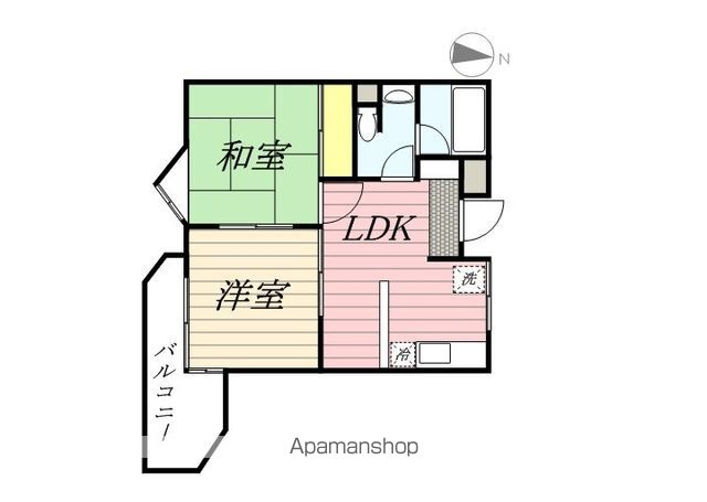 チェリベ輝国の間取り