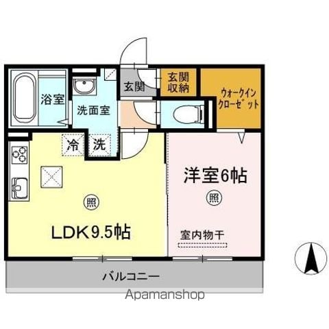 MERVEILLE A棟の間取り写真