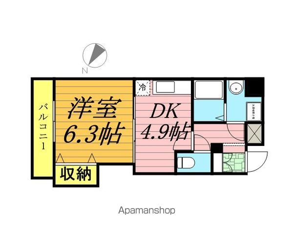 流山市おおたかの森東のマンションの間取り