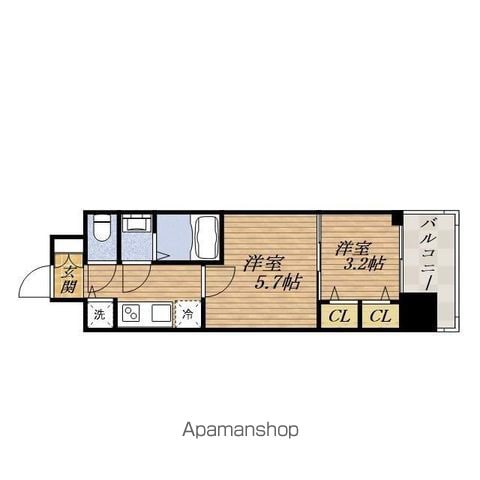 SーRESIDENCE日本橋QUALIERの間取り写真