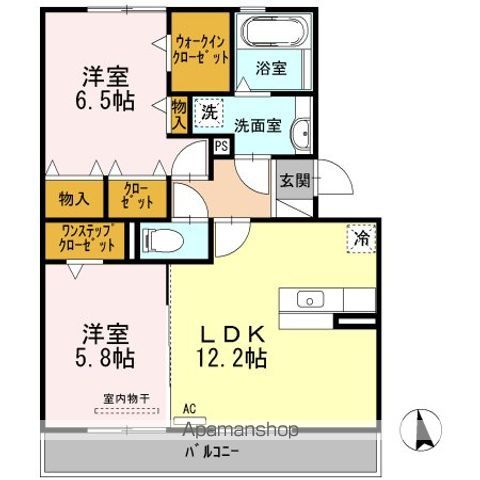 グランシャリテの間取り