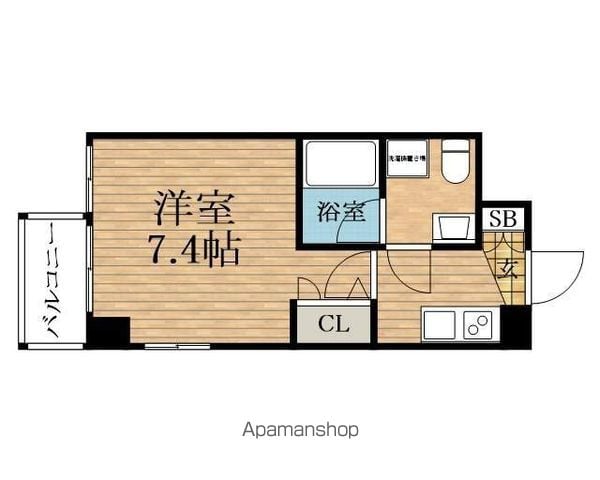 ミュプレ北浜EASTの間取り写真