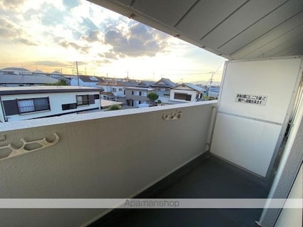 上原ハイツ[1K/35m2]のバルコニー