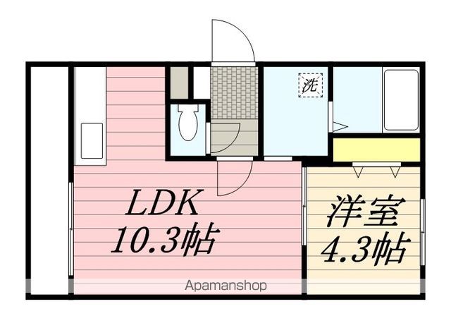 コムズ大谷地の間取り写真