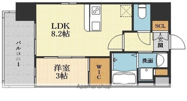 LUXE新大阪VIの間取り写真