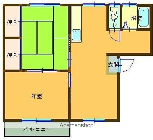 コーポおおとりの間取り写真
