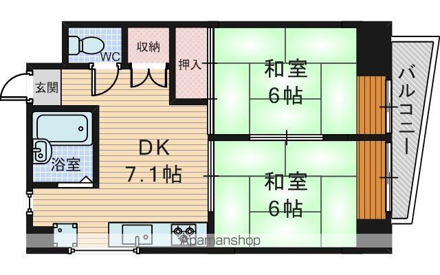 増田マンションの間取り写真
