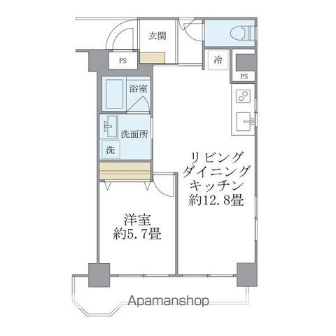 ISM西日暮里の間取り写真
