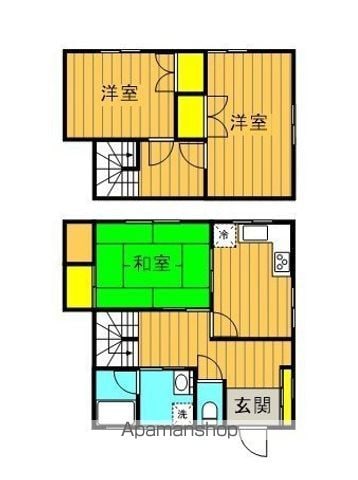 関根戸建て 西棟の間取り写真
