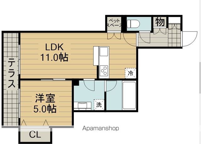 シェリーココの間取り