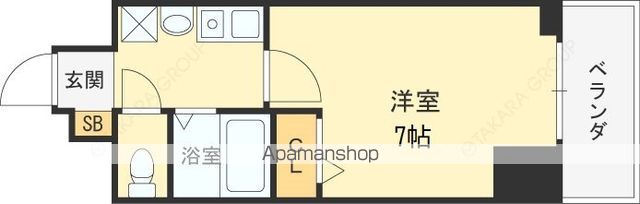 エスリード福島駅前の間取り写真