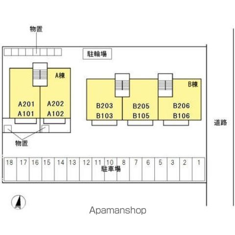 セントアベニュー　Ａ棟 101 ｜ 岐阜県各務原市蘇原青雲町１丁目33（賃貸アパート2LDK・1階・59.55㎡） その21