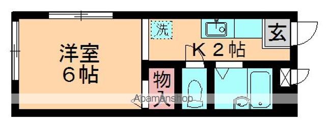 イーズネスト都賀A棟の間取り写真