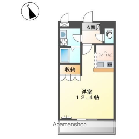 和歌山市園部のアパートの間取り