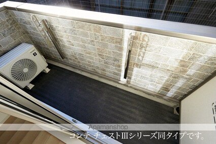 ヒカルサ　甲府住吉ノース[1K/27.02m2]のバルコニー