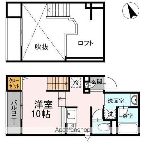 メゾン・ド・ボヌール毛利町の間取り