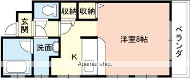 【和歌山市広道のアパートの間取り】