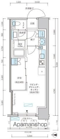 パークアクシス池袋イーストの間取り写真