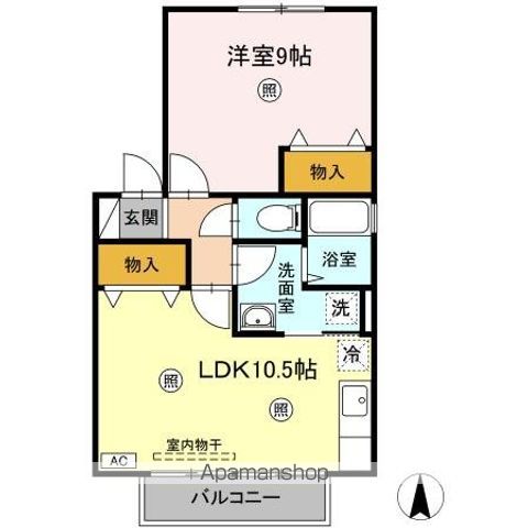 ハイカムール村田の間取り写真