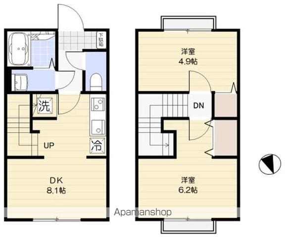 国分寺市本町のテラスの間取り