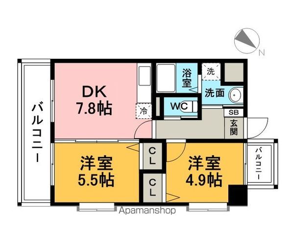 S−FORT箱崎東の間取り写真