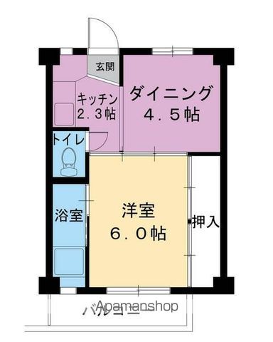 ビレッジハウス白浜1号棟の間取り写真