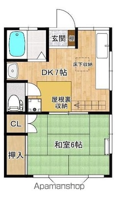 コーポドリーム[1DK/30.43m2]の間取図