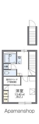 レオパレスイシハラⅠ[1K/26.08m2]の間取図