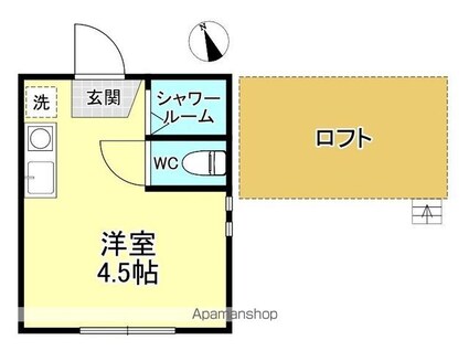 グレースミニヨン[1R/9.56m2]の間取図