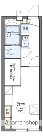 レオパレスガーデン　ワタナベの間取り