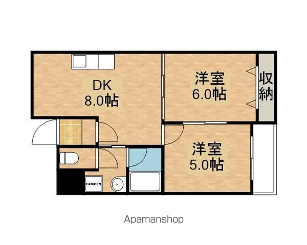 パレス東洋7号館の間取り写真