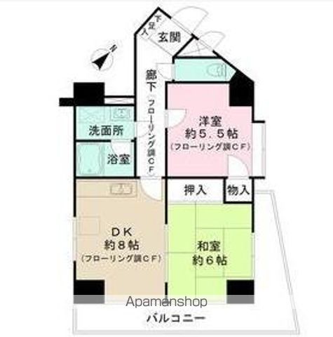 パールモア新井堂の間取り写真