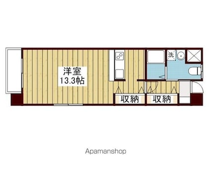 シェレナ本町[1R/35.1m2]の間取図