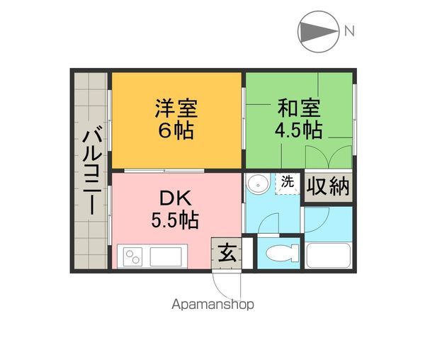 アムール正徳の間取り写真