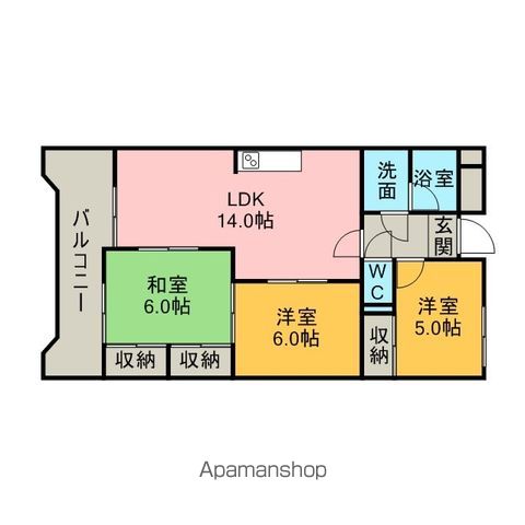 ソシア十三塚の間取り写真