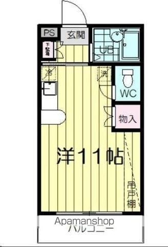 ロイヤルハイツ東八の間取り写真