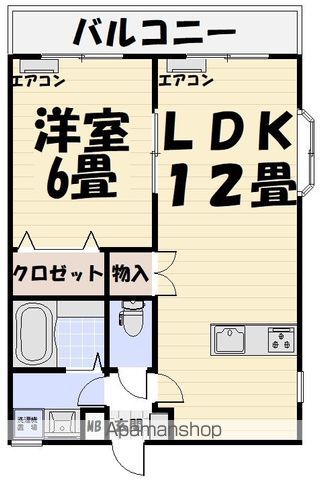 サンハイム優羽の間取り写真