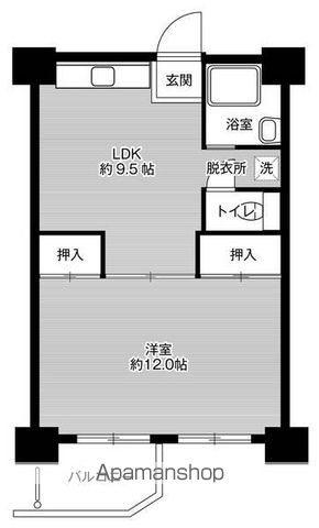 ビレッジハウス泉北栂タワー1号棟の間取り写真