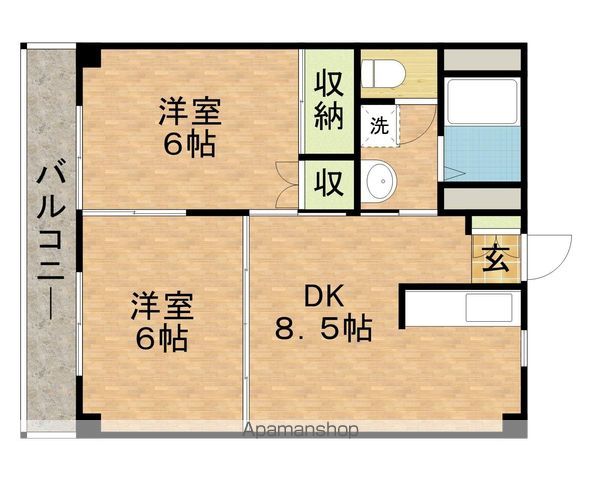 シェラコート山本の間取り写真