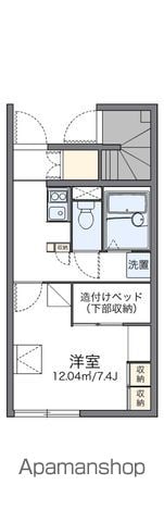 レオパレスハピネス2の間取り写真