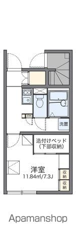 レオパレス郡山並木2の間取り写真