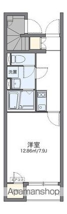 レオネクスト新組[1K/26.37m2]の間取図