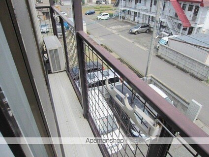 長野県長野市若宮１丁目[2DK/39.9m2]のバルコニー