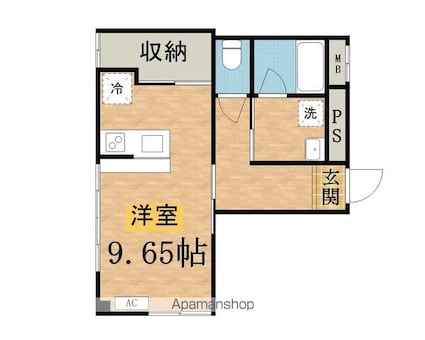 青木ビル[1R/29.87m2]の間取図