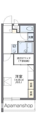 レオパレス丸ノ口の間取り写真