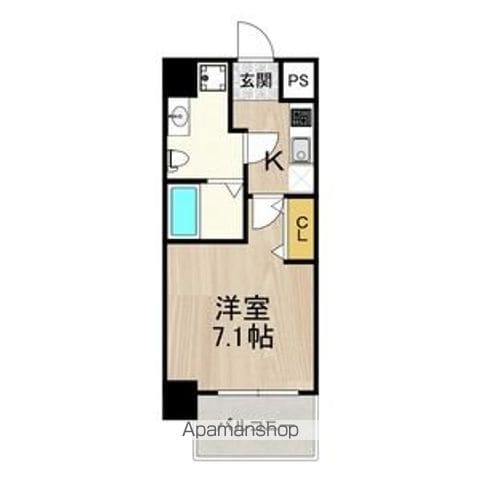 フロンティアテラス江坂の間取り写真